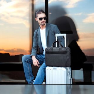 Bange 2559 Επαγγελματικός Χαρτοφύλακας Laptop 15.6″ Μαύρο