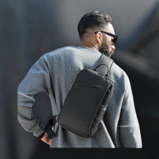 Bange 22002 Τσαντάκι Ώμου Χιαστί Crossbody Μαύρο