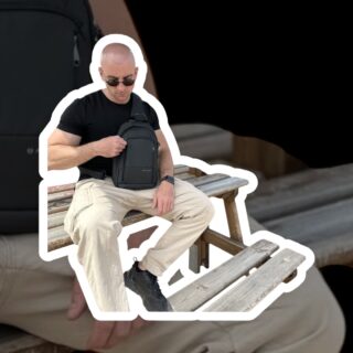 Bange 1911 Μαύρο Τσαντάκι Ώμου Χιαστί Crossbody