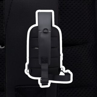 Bange 1911 Μαύρο Τσαντάκι Ώμου Χιαστί Crossbody