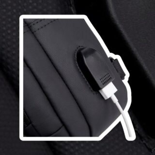 Bange 1911 Μαύρο Τσαντάκι Ώμου Χιαστί Crossbody