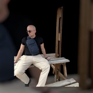 Bange 7565 Τσαντάκι Ώμου Χιαστί Crossbody Μπλε