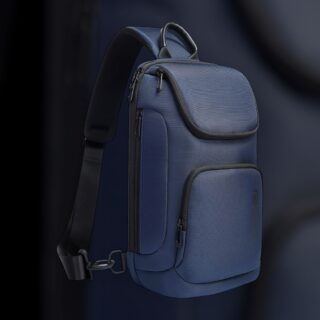 Bange 7565 Τσαντάκι Ώμου Χιαστί Crossbody Μπλε