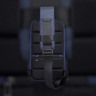 Bange 7565 Τσαντάκι Ώμου Χιαστί Crossbody Μπλε
