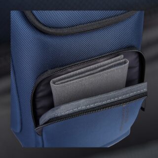 Bange 7565 Τσαντάκι Ώμου Χιαστί Crossbody Μπλε