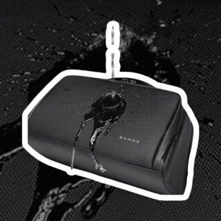 Bange 22196 Τσαντάκι Χειρός Νεσεσέρ Μαύρο