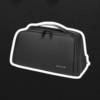 Bange 22196 Τσαντάκι Χειρός Νεσεσέρ Μαύρο