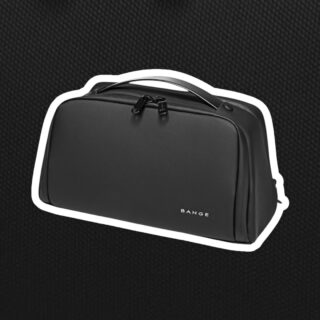 Bange 22196 Τσαντάκι Χειρός Νεσεσέρ Μαύρο