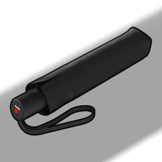 Knirps A.200 Ομπρέλα Αυτόματη Σπαστή Μαύρη Compact