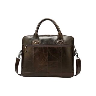 Δερμάτινος χαρτοφύλακας Cardinal 8380 σκούρο καφέ