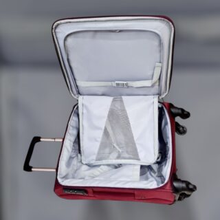 Diplomat Athens 6040 Βαλίτσα Καμπίνας Μπορντό 55cm