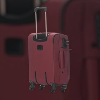 Diplomat Athens 6040 Βαλίτσα Καμπίνας Μπορντό 55cm