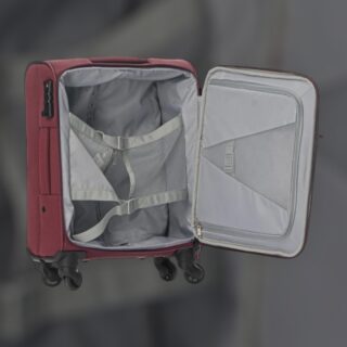 Diplomat Athens 6040 Βαλίτσα Καμπίνας Μπορντό 55cm