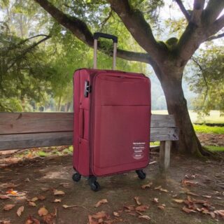 Diplomat Σετ Βαλίτσες 3τμχ σε Μπορντό χρώμα