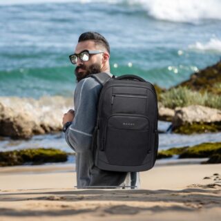 Bange 1921 Σακίδιο Πλάτης Μαύρο 24L Laptop 15.6”