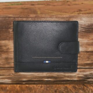 Diplomat MN112 Ανδρικό Δερμάτινο Πορτοφόλι Μαύρο