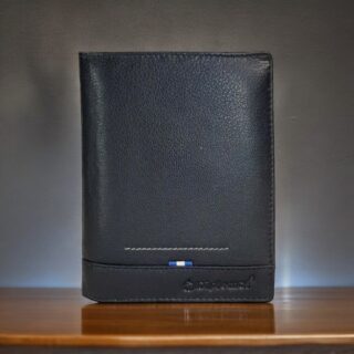 Diplomat Δερμάτινο Ανδρικό Πορτοφόλι Μαύρο MN 114 BLACK