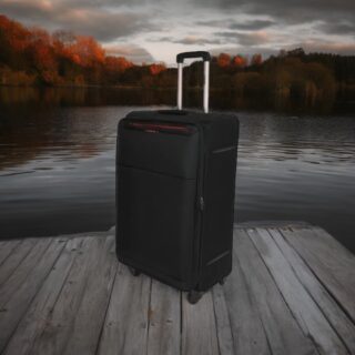 Diplomat The Athens Collection 6040 Μαύρη Μεγάλη Βαλίτσα 78cm