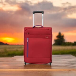 Diplomat ZC600 Βαλίτσα Καμπίνας με ύψος 55cm Κόκκινο