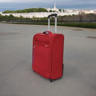 Diplomat ZC600 Βαλίτσα Καμπίνας με ύψος 55cm Κόκκινο