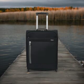 Diplomat ZC600 Μαύρη Βαλίτσα Καμπίνας 55cm