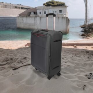 Diplomat The Athens Collection 6040 Γκρι Μεσαία Βαλίτσα 68cm