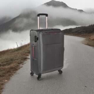 Diplomat The Athens Collection 6040 Γκρι Μεσαία Βαλίτσα 68cm