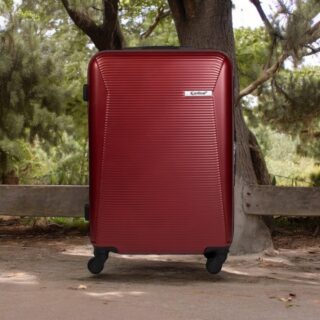 Cardinal 2009 Μεσαία Βαλίτσα με ύψος 60cm σε Μπορντό χρώμα