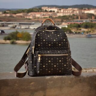 Δερμάτινη Γυναικεία Τσάντα Πλάτης Foxer Καφέ