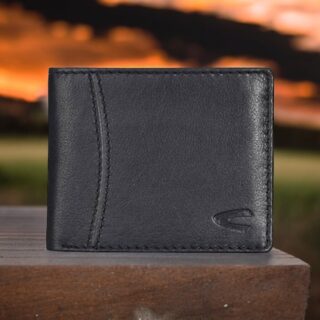 Camel Active Cordoba Δερμάτινο Πορτοφόλι Μαύρο