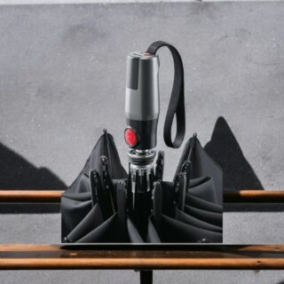 Knirps T.400 Ομπρέλα Duomatic X-Large Μαύρη Prints