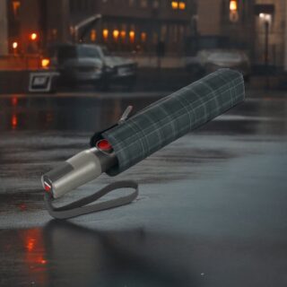 Knirps T.400 Ομπρέλα Duomatic X-Large Μαύρη Prints