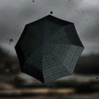 Knirps T.400 Ομπρέλα Duomatic X-Large Μαύρη Prints