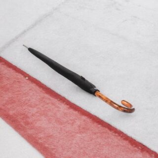 Knirps T.771 Μαύρη Μακριά Αυτόματη Ομπρέλα