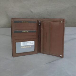 Diplomat MN114 Δερμάτινο Ανδρικό Πορτοφόλι Καφέ