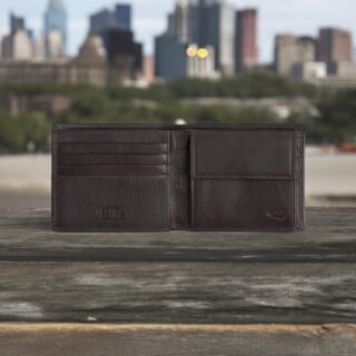 249-703-29 Πορτοφολι  CAMEL ACTIVE ATLANTA Πλάγιο-Μικρό  Καφέ