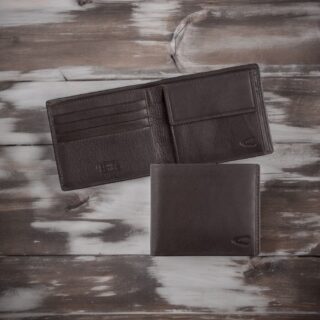 249-703-29 Πορτοφολι  CAMEL ACTIVE ATLANTA Πλάγιο-Μικρό  Καφέ