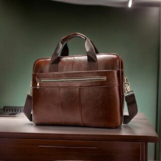 Cardinal Δερμάτινος Χαρτοφύλακας 8523 Καφέ