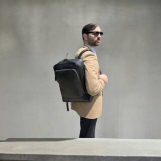 Cardinal Δερμάτινο Σακίδιο Πλάτης 8110 20 L Μαύρο