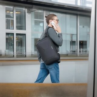 Bange 22188 Σακίδιο Πλάτης Μαύρο 21L Laptop 15.6” Αδιάβροχο