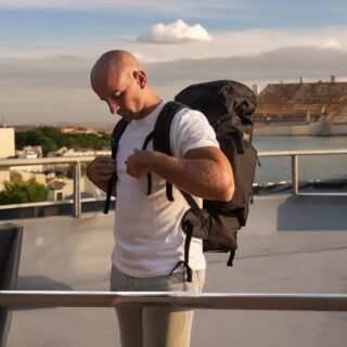 Ορειβατικό σακίδιο Cardinal αδιάβροχο Daypack 60L 521 μαύρο