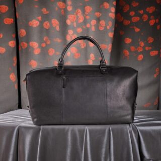 EARTH-10-107 Σακ Βουαγιάζ  Δερμάτινο  7.DOTS Black