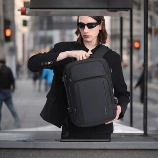 Bange 7690 Σακίδιο Πλάτης Αδιάβροχο Μαύρο Laptop 15.6”