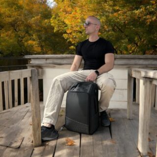 Bange 22005 Σακίδιο Πλάτης Μαύρο 45L για Laptop 17.3”