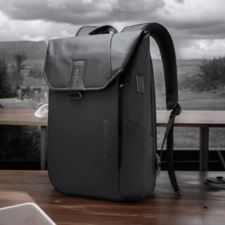 Bange 2575 Αδιάβροχη Τσάντα Πλάτης Laptop 15.6″ Μαύρο