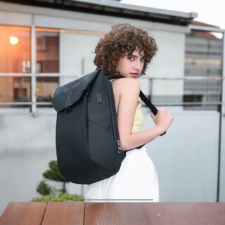 Bange 2575 Αδιάβροχη Τσάντα Πλάτης Laptop 15.6″ Μαύρο