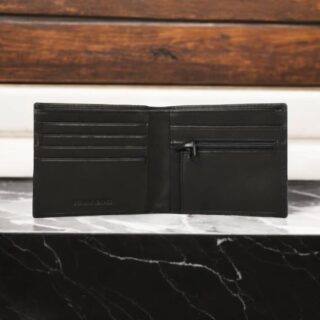 Diplomat MN437 Ανδρικό Δερμάτινο Πορτοφόλι Μαύρο