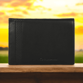 Diplomat Δερμάτινο Ανδρικό Πορτοφόλι MN440 Μαύρο