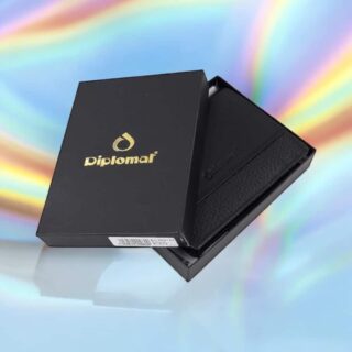 Diplomat MN132 Δερμάτινο Ανδρικό Πορτοφόλι με RFID Μαύρο MN132 BLACK