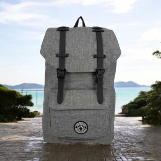 Diplomat Ανδρικό Υφασμάτινο Σακίδιο Πλάτης Γκρι